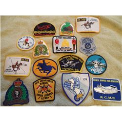15 RCMP patches