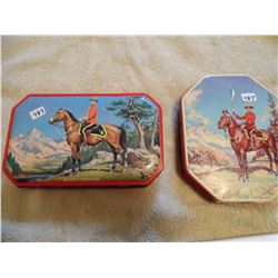 2 RCMP logo tins #1