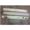 Image 1 : THREE FLUORESCENT LIGHT FIXTURES