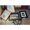 Image 1 : FOUR PRINTS AND OUTDOOR WALL LIGHTS