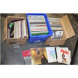 THREE BOXES OF RECORDS