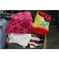 BOX OF TOWELS