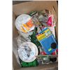 Image 2 : BOX OF SHOP SUPPLIES AND FISH TANK PUMP AND ROCKS