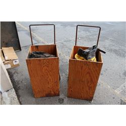 TWO 24 FOOT INDUSTRIAL VENT HOSES
