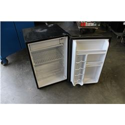 BLACK AND STAINLESS DANBY PREMIERE BAR FRIDGE
