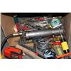 Image 2 : BOC OF ASSORTED HAND TOOLS AUTO TAPE ETC