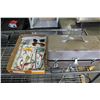 Image 3 : TACKLE BOX AND TRAY OF FISHING LURES AND TACKLE