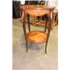Image 2 : INLAID TWO TIER PARLOUR TABLE