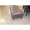 Image 2 : LEATHER OTTOMAN