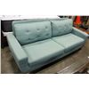 Image 1 : FLOOR MODEL HOME ELEGANCE MODERN CHENILLE TUFTED SOFA AND LOVESEAT, REMOVABLE BACK CUSHIONS, RETAIL 