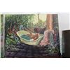 Image 1 : ORIGINAL PAINTING BY OTTO JEGODKTA THE BATH IN THE FLOWER GARDEN