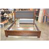 Image 1 : HOME ELEGANCE 6 PIECE MODERN SOLID WOOD BEDROOM SUITE IN DARK FINISH LINED AND DOVETAIL CONSTRUCTION