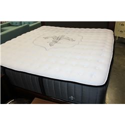STEARNS AND FOSTER METROPOLIS FIRM KINGSIZE MATTRESS AND BOXSPRING TIGHT TOP FACTORY SECOND FOAM BUL