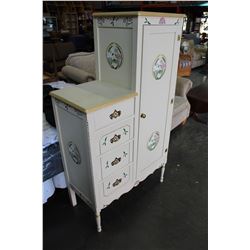 VINTAGE PAINTED GENTLEMANS DRESSER