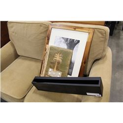 NEW PICTURE FRAME AND PHOTO ALBUM AND GLASS RACK