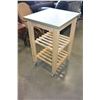 Image 2 : PAINTED ROLLING KITCHEN STAND