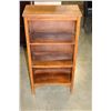 Image 3 : VINTAGE WALNUT BOOKSHELF