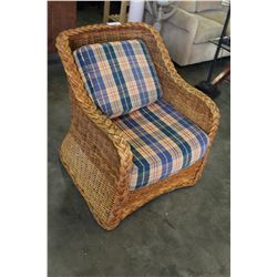 WICKER ARMCHAIR