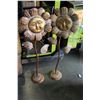 Image 1 : TWO METAL GARDEN SUNFLOWERS