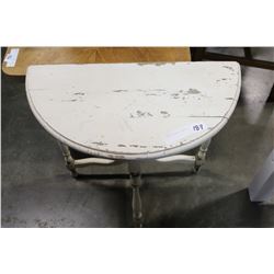 VINTAGE PAINTED D TABLE