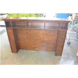 MAHOGANY HUTCH TOP