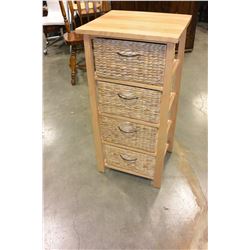 WICKER STORAGE UNIT