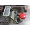 Image 1 : VINTAGE STEP GARBAGE CAN AND STEP STOOL