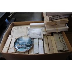 LARGE BOX OF COLLECTOR PLATES