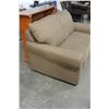 Image 2 : NEW HOME ELEGANCE MODDERN BROWN FABRIC PILLOW BACK LOVESEAT RETAIL $899