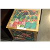Image 1 : CARVED AND PAINTED FRUIT SCENE BOX