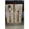 Image 1 : SPOON FED AND FORK IN THE ROAD GALLERY PRINTS ON CANVAS