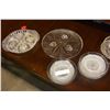 Image 2 : VINTAGE CRYSTAL BERRY BOWL SET AND CRYSTAL PLATTERS ETC
