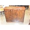 Image 1 : THREE DOOR PINE STORAGE CABINET