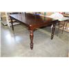 Image 3 : FLOOR MODEL HOME ELEGANCE DINING TABLE WITH LEAF MINOR FREIGHT DAMAGE RETAIL $1199