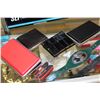 Image 2 : BOX OF SPORTS CARDS VAPE CASES WRIST BANDS AND FOSSIL WATCH