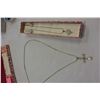 Image 2 : TWO 925 LADIES CHAINS WITH PENDANTS AND EARRINGS