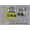 Image 1 : FIVE CANADIAN FIVE CENT COINS