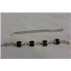 Image 2 : 925 LADIES TENNIS BRACELET AND 925 BLACK STONE BRACELET