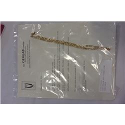 10KT YELLOW GOLD FIGARO LINK 49CM CHAIN