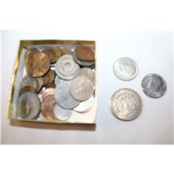 LOT OF US AND OTHER COINS