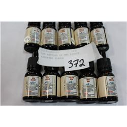 TEN BOTTLES OF 6MG EJUICE ASSORTED FLAVORS