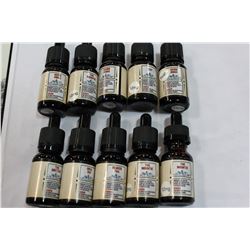 TEN BOTTLES OF 12MG EJUICE ASSORTED FLAVORS