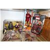 Image 1 : BATMAN WONDER WOMAN SUPER MAN AND IRON MAN FIGURES IN BOXES