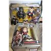 Image 2 : BATMAN WONDER WOMAN SUPER MAN AND IRON MAN FIGURES IN BOXES
