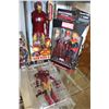 Image 3 : BATMAN WONDER WOMAN SUPER MAN AND IRON MAN FIGURES IN BOXES