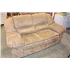 Image 3 : BEIGE MICROFIBRE LOVESEAT