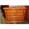 Image 2 : PAIR OF TWO DRAWER PINE ENDTABLES