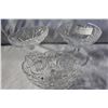 Image 1 : THREE PEDESTLE CRYSTAL BOWLS