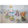 Image 1 : LOT OF CHINA FLORALS AND FIGURES