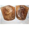 Image 2 : CARVED MONKS BOOKENDS